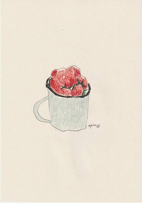 tasse aux fraises